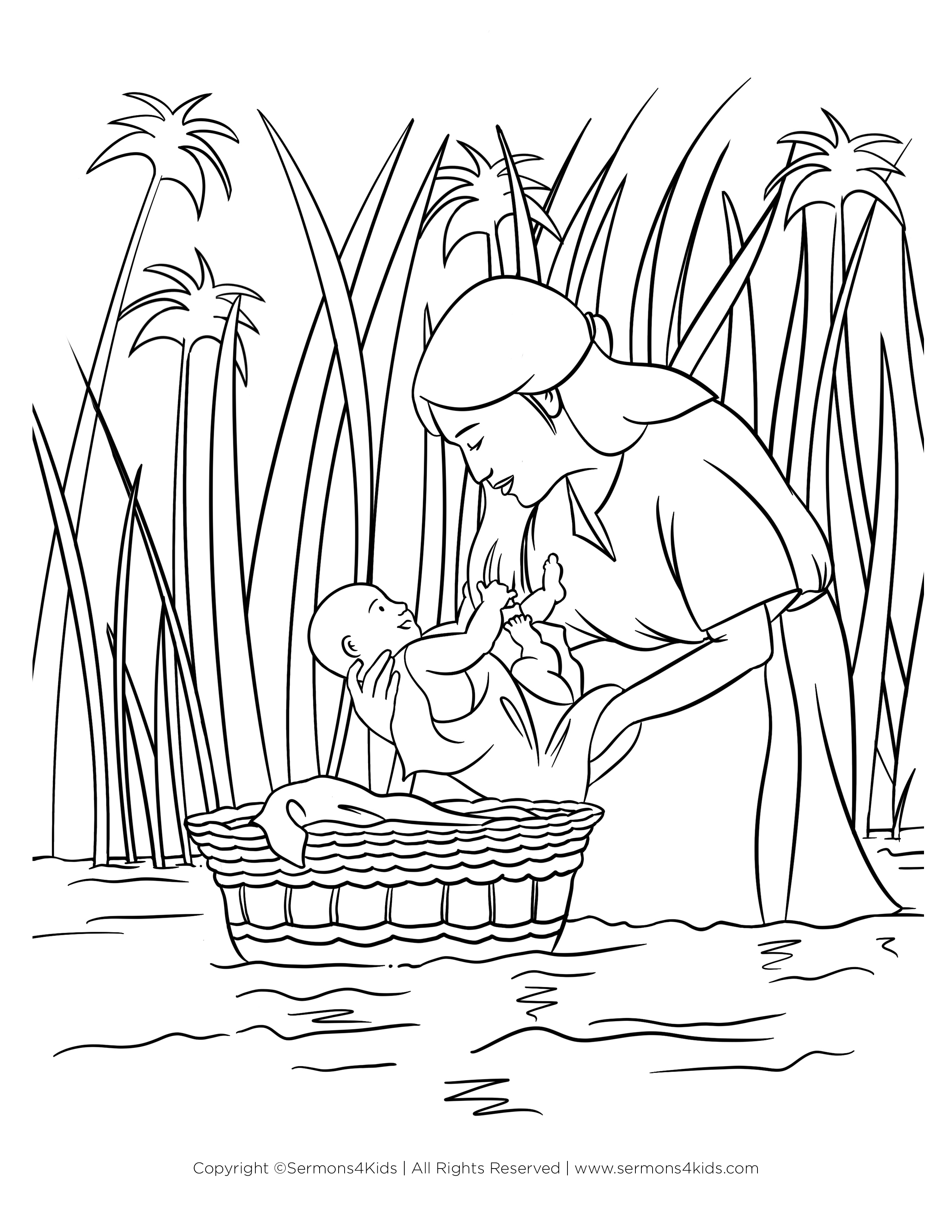 Baby moses childrens sermons from