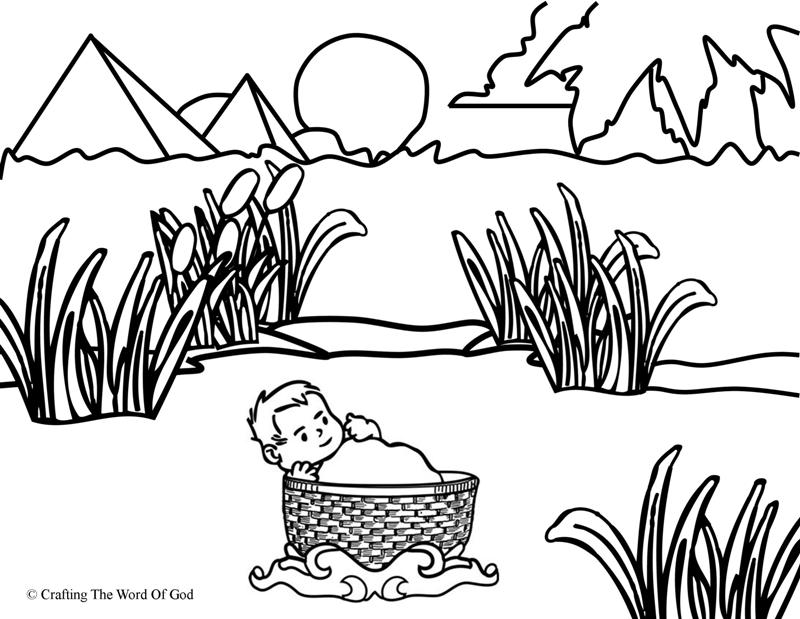 Moses in the basket