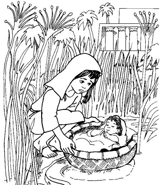 Christian ed to go this sunday baby moses bible coloring pages bible coloring sunday school coloring pages