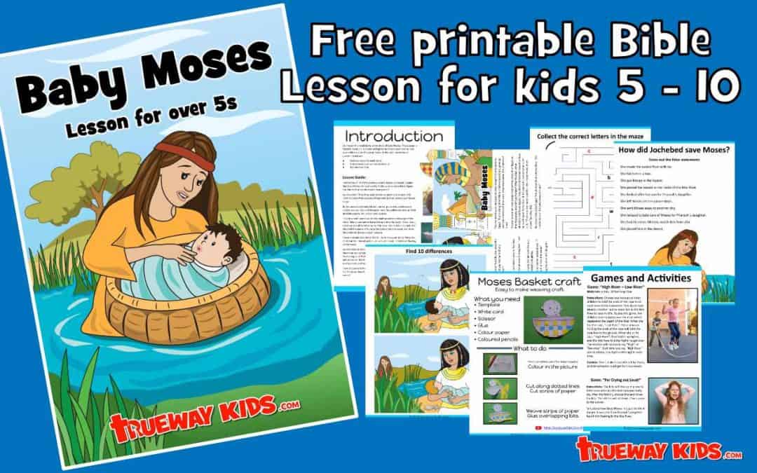 Baby moses bible lesson