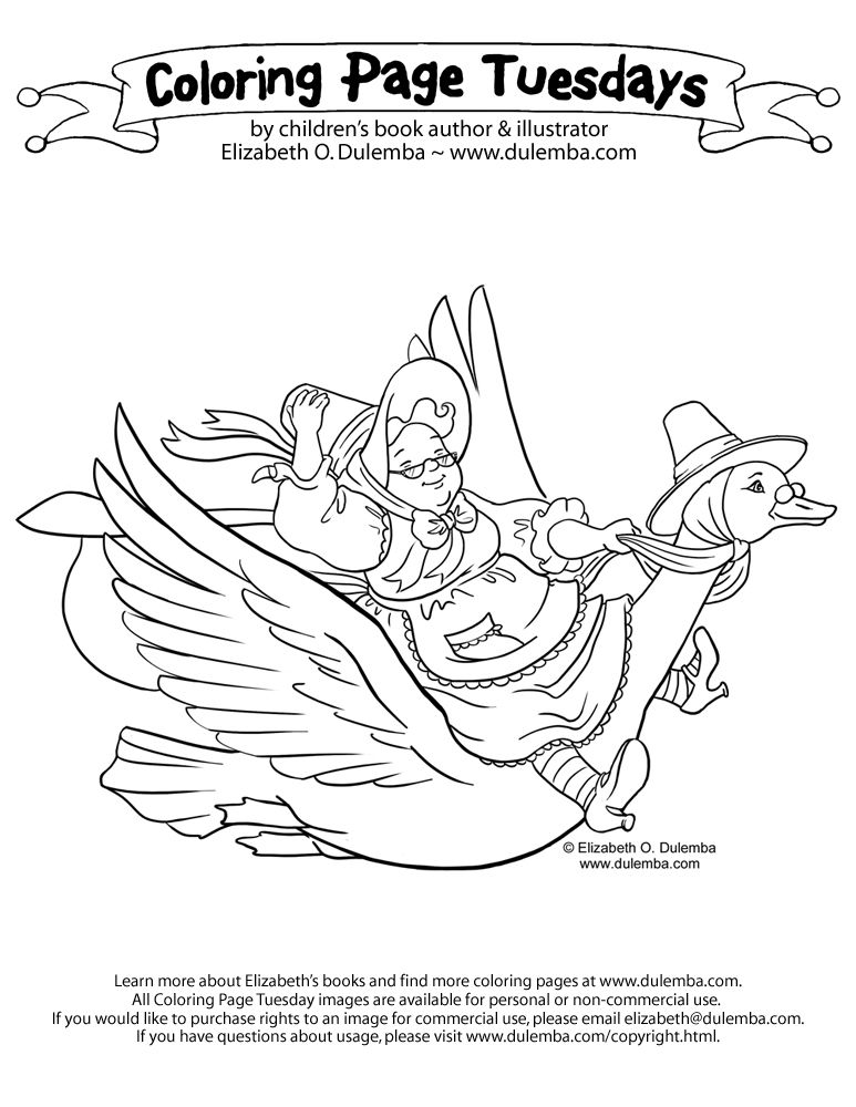 Dulemba coloring page tuesday