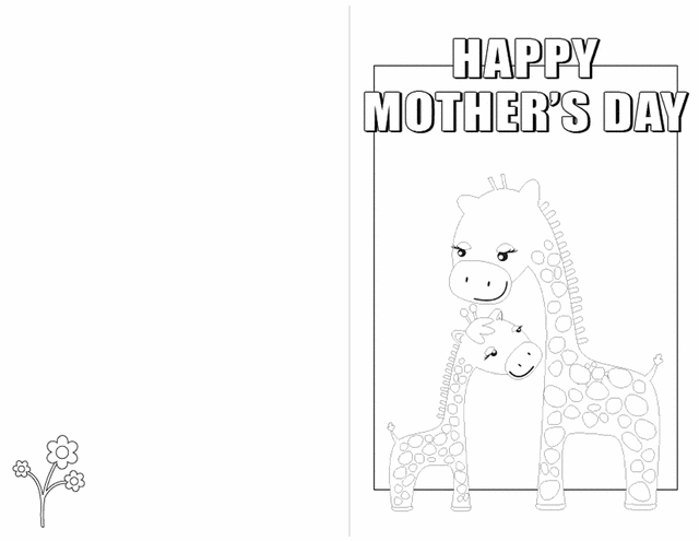 Printable mothers day coloring pages to keep kids busy â