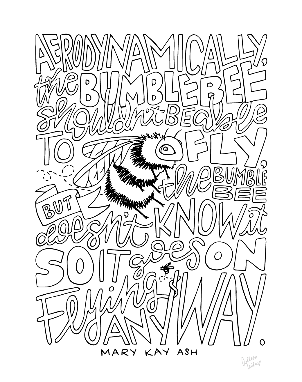 Inspirational coloring pages