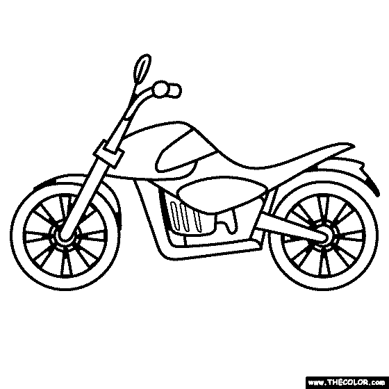 Otorcycles otocross dirt bike online coloring pages