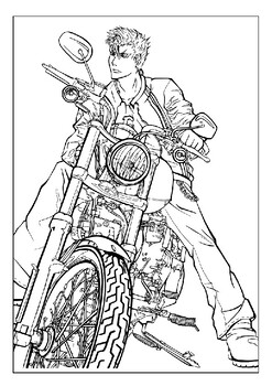 Explore the world of motorcycles with our printable coloring sheets pages