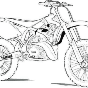 Dirt bike coloring pages printable for free download
