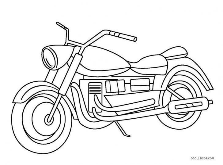 Rev up your creativity with free printable motorcycle coloring pages