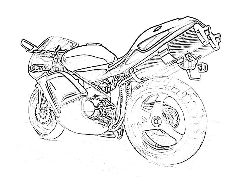 Types of motor vehicles printable coloring pages for kids