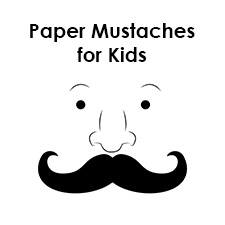 Printable mustache templates mustaches for kids â tims printables