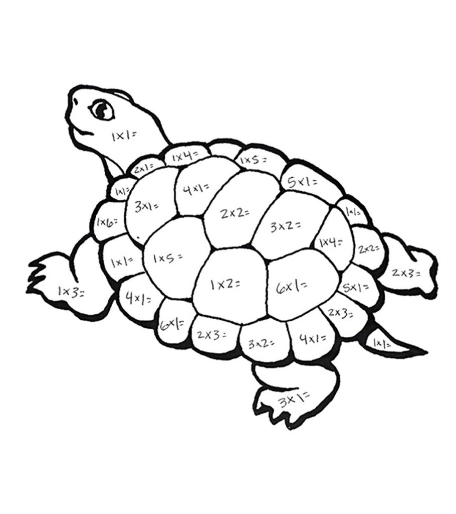 Top free printable multiplication coloring sheets online