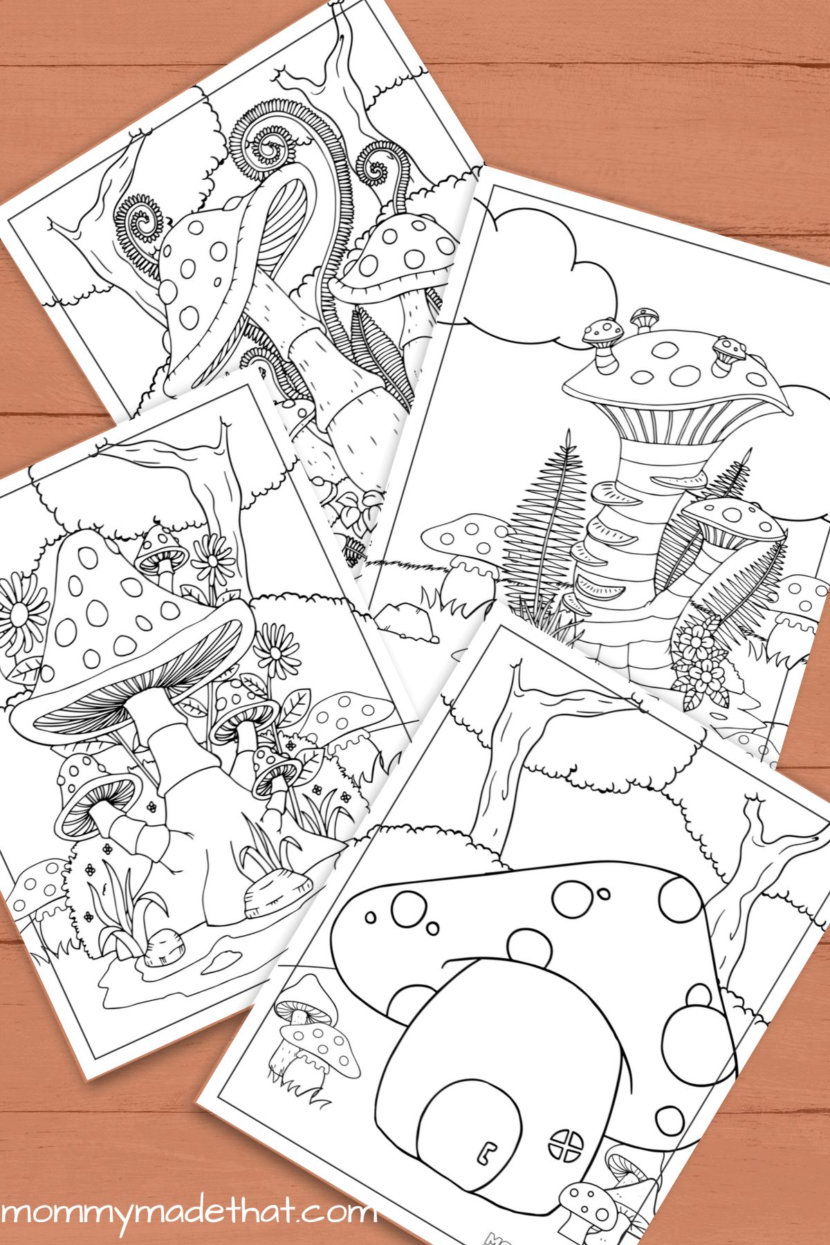 Gorgoues mushroom coloring pages lot of free printables