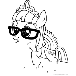 My little pony friendship is magic connect the dots worksheets printable for kids