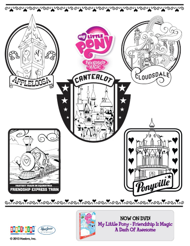 My little pony printable activity sheet