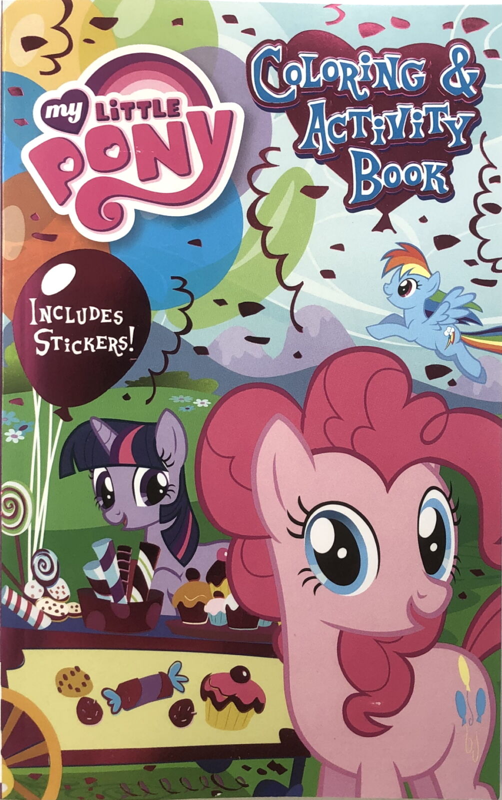 New my little pony coloring and activity digest book with stickers