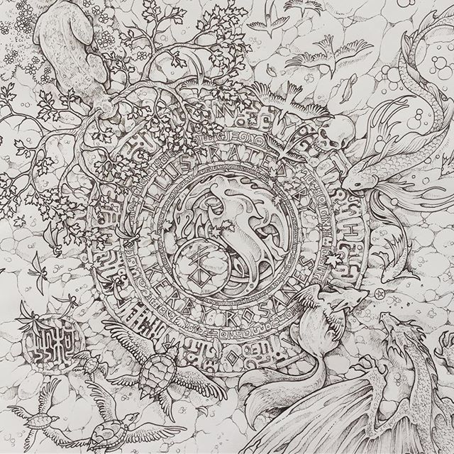 New coloring book mythomorphia dropping may cant wait âï detailed coloring pages cool coloring pages adult coloring book pages