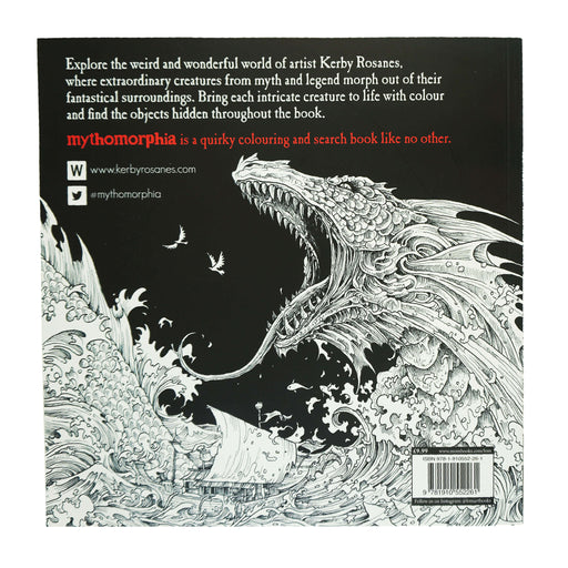 Mythomorphia book by kerby rosanes an extreme colouring and search ch â