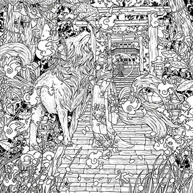 Mythographic color and discover odyssey an artists coloring book of mythic journeys and hidden objects