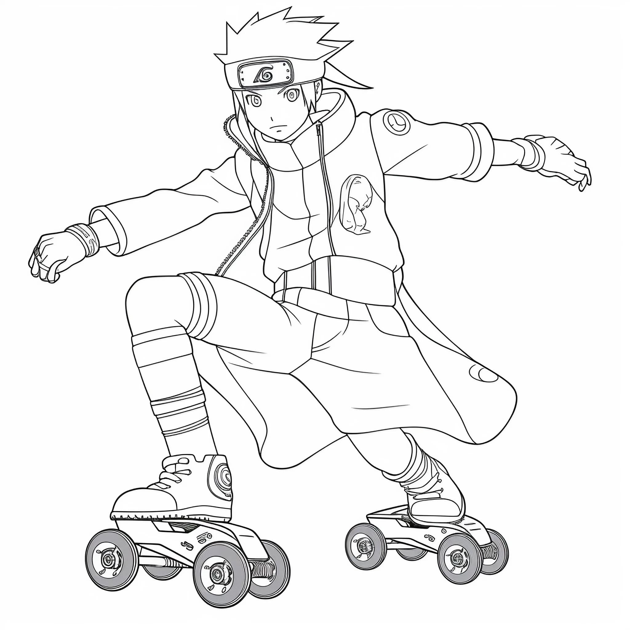 Naruto coloring pages for free and printable