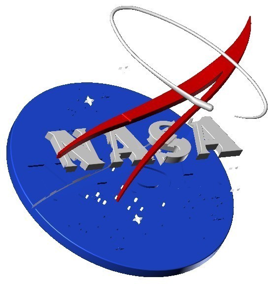 Stl file nasa logo badge d ðãd printable model to downloadãcults
