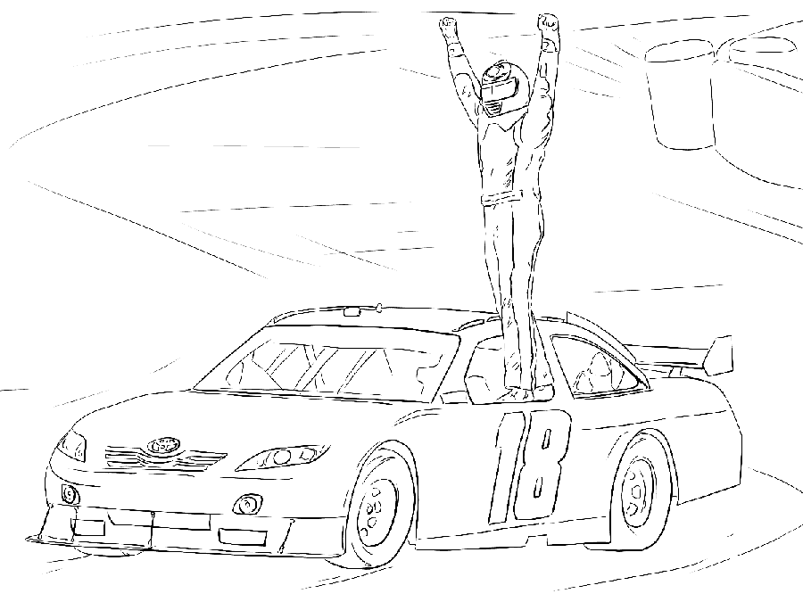 Autosport coloring pages printable for free download
