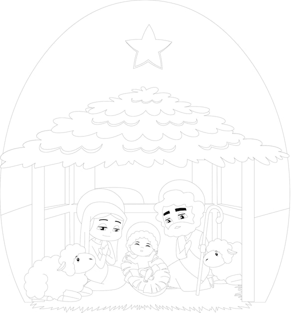Page holiday coloring book images