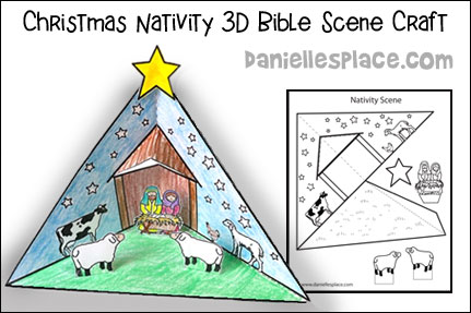 Christmas nativity d craft