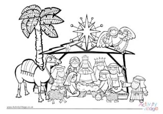 Nativity louring pages
