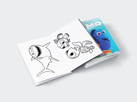Nemo coloring book pages coloring pages printable