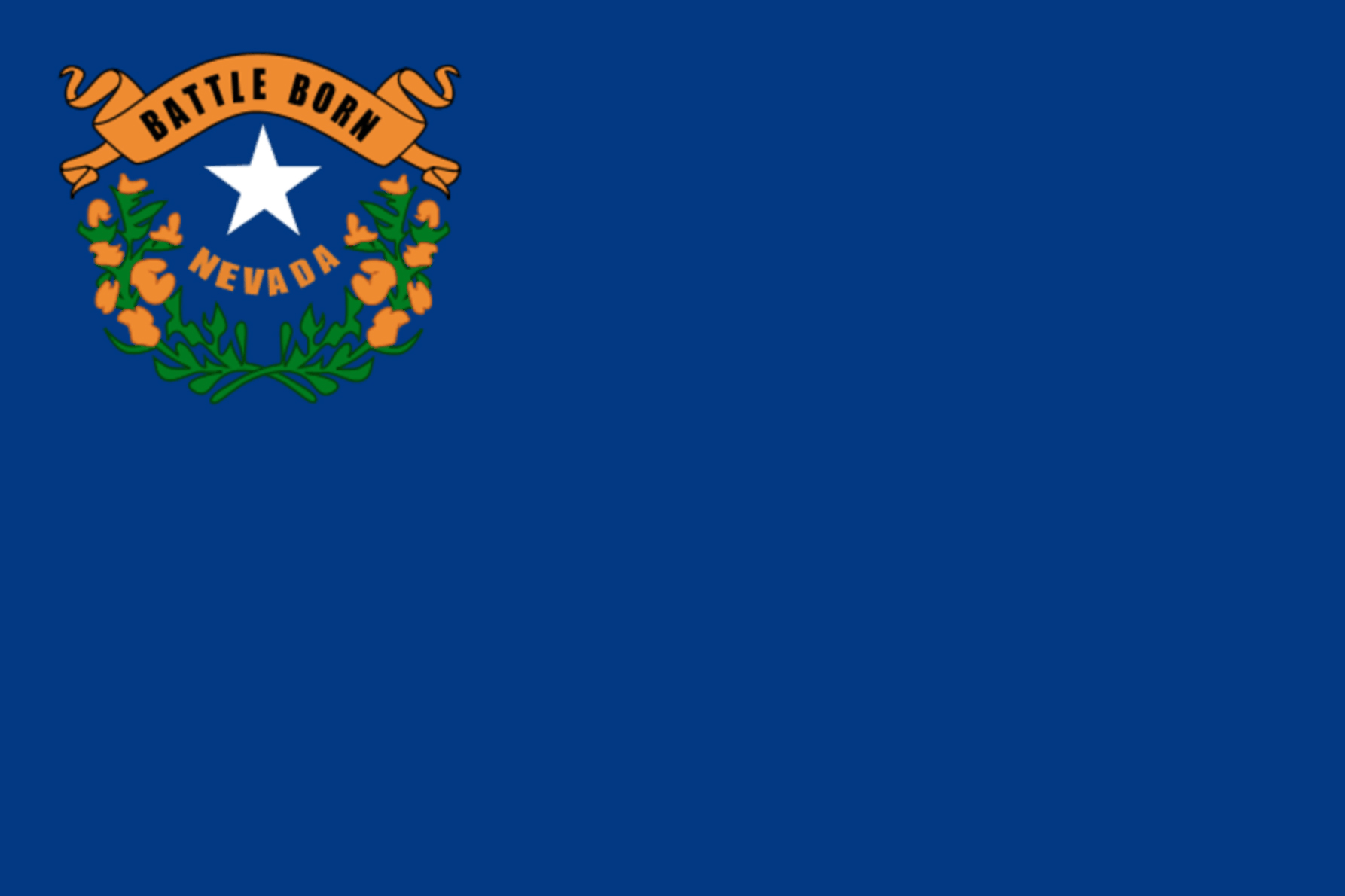 Nevada state flag printable