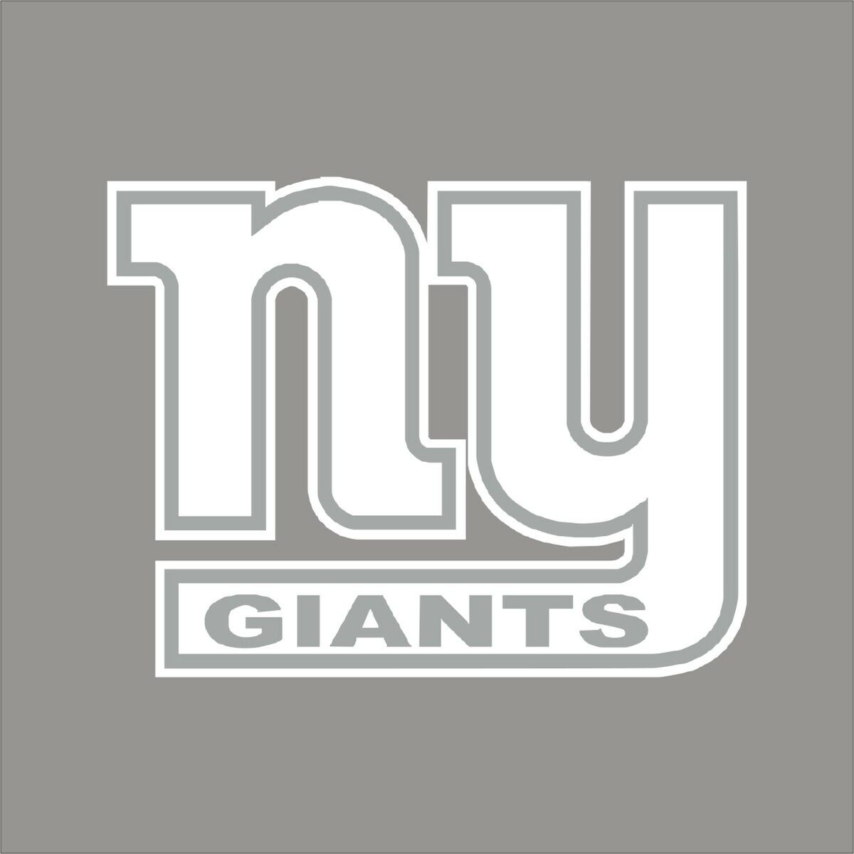 New york giants nfl team logo color vinyl decal sticker car window wall