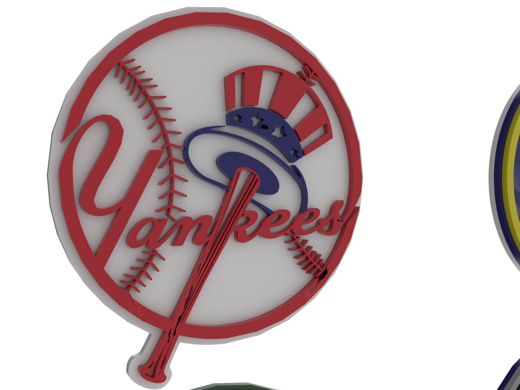 Mlb new york yankees keychan logo printable