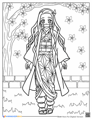 Free printable demon slayer coloring pages for all ages