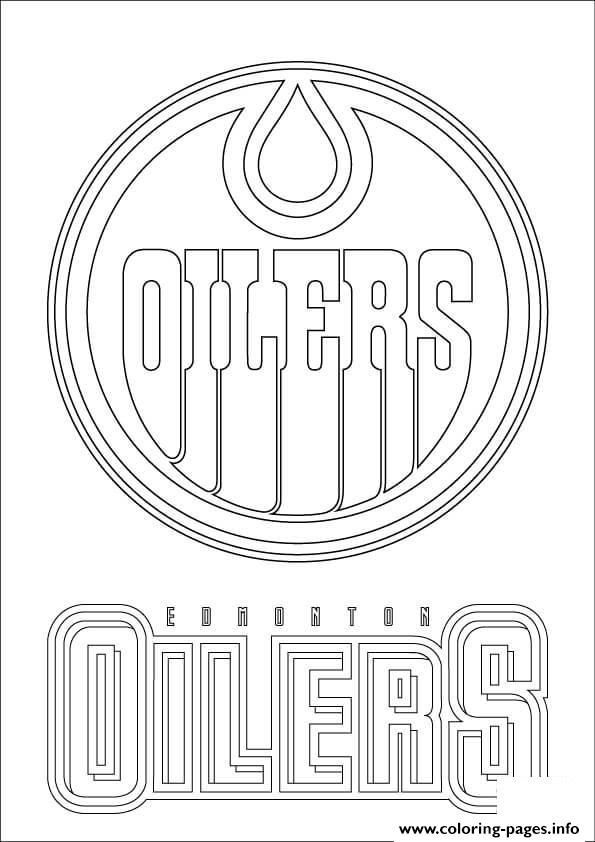 Print edmonton oilers logo nhl hockey sport coloring pages sports coloring pages game day quotes oilers