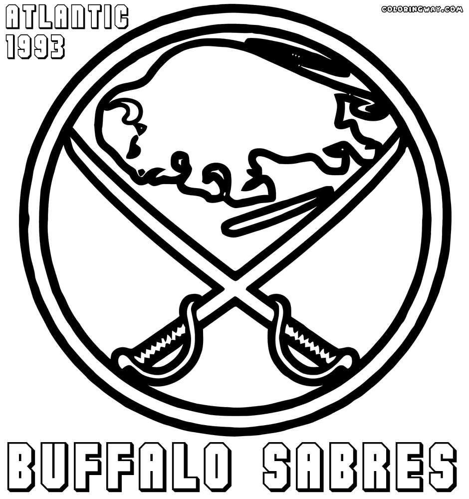 Nhl logos coloring pages coloring pages to download and print