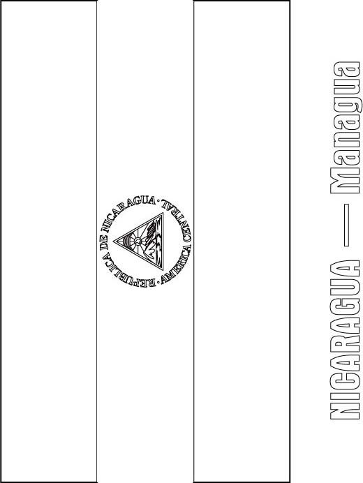 Nicaragua flag coloring page flag coloring pages nicaragua flag anatomy coloring book