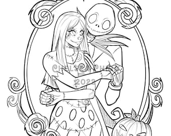 Nightmare before christmas the coloring book