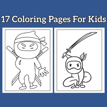 Printable ninja coloring pages for kids boys and girls by hraf