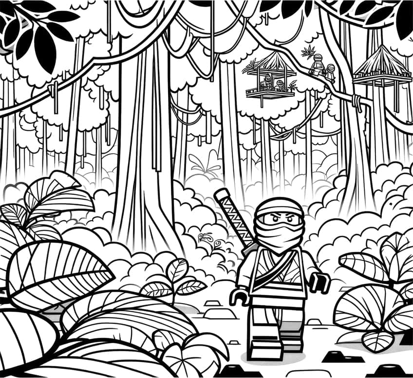 Ninjago coloring pages