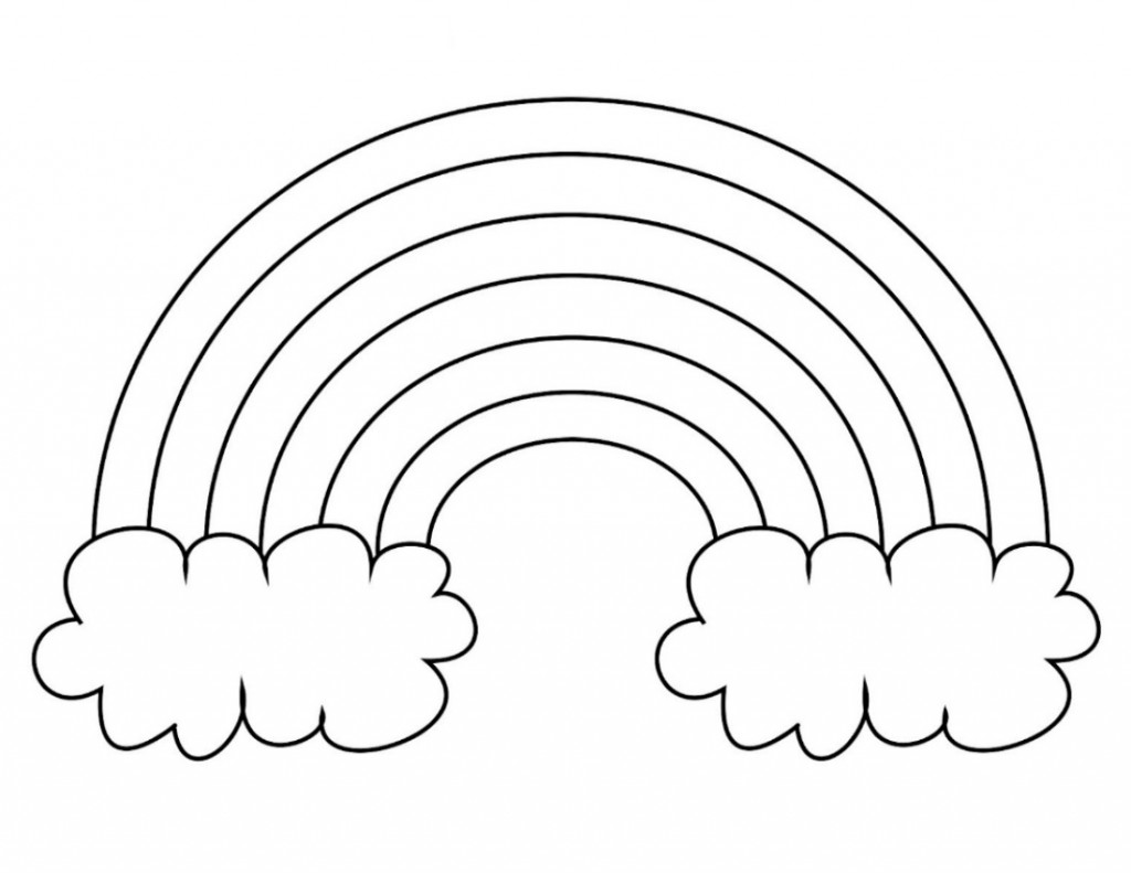 Free printable rainbow coloring pages ð
