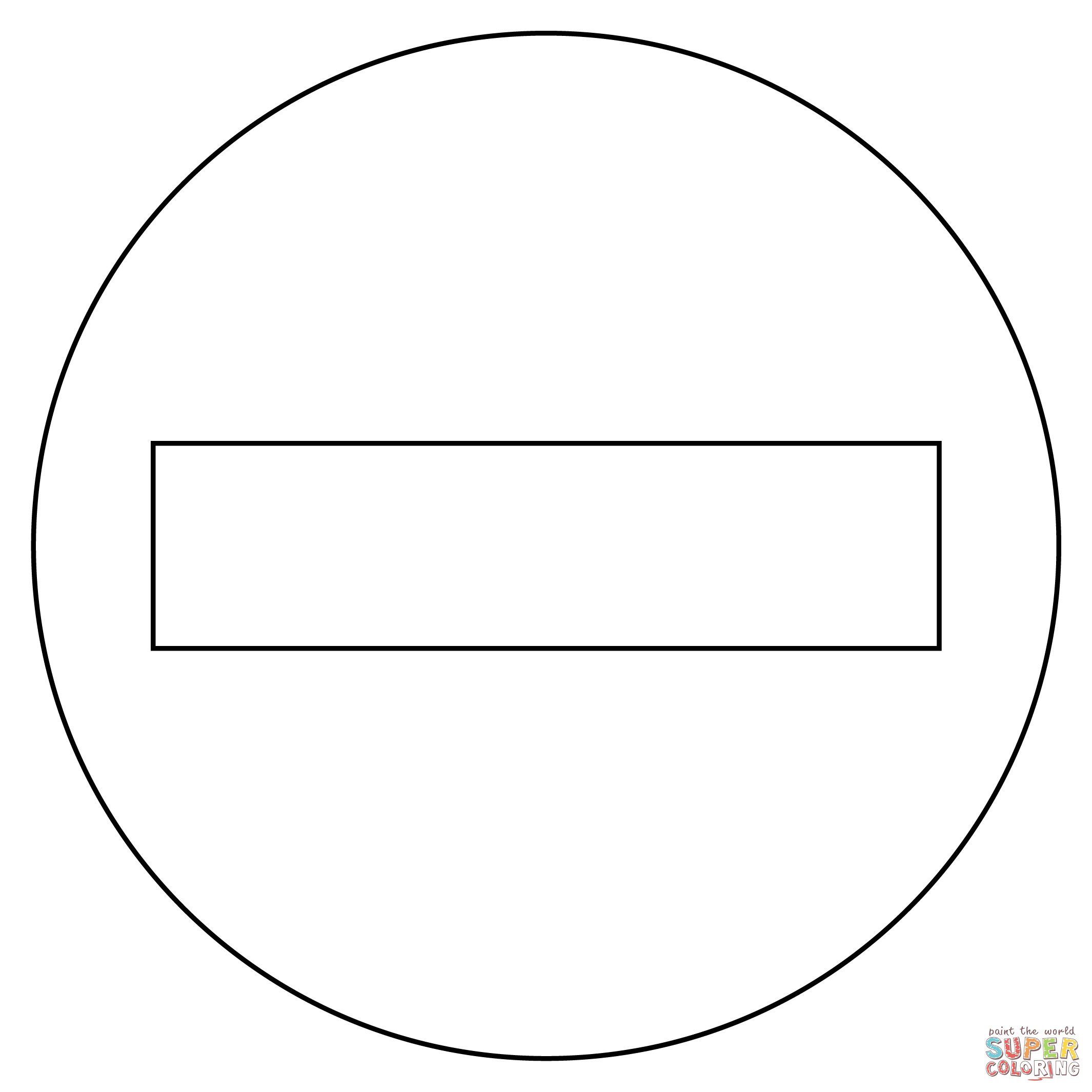 No entry coloring page free printable coloring pages