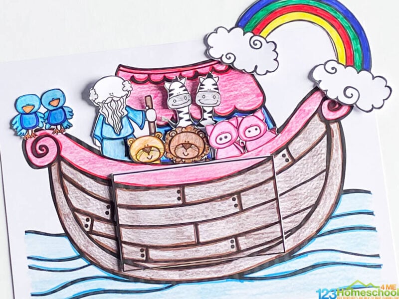 Ð free printable noahs ark craft for kids
