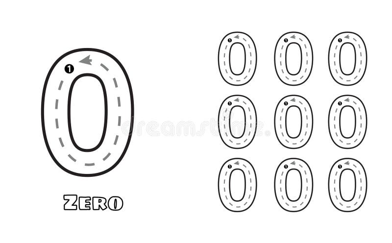 Zero worksheet stock illustrations â zero worksheet stock illustrations vectors clipart