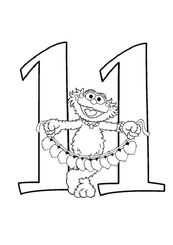 Numbers coloring pages printable for free download