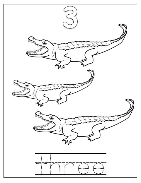 Free numbers coloring sheets