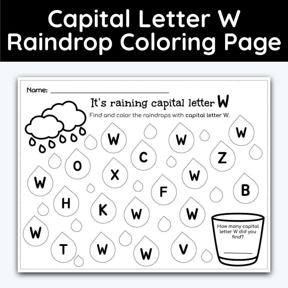 Capital letter w
