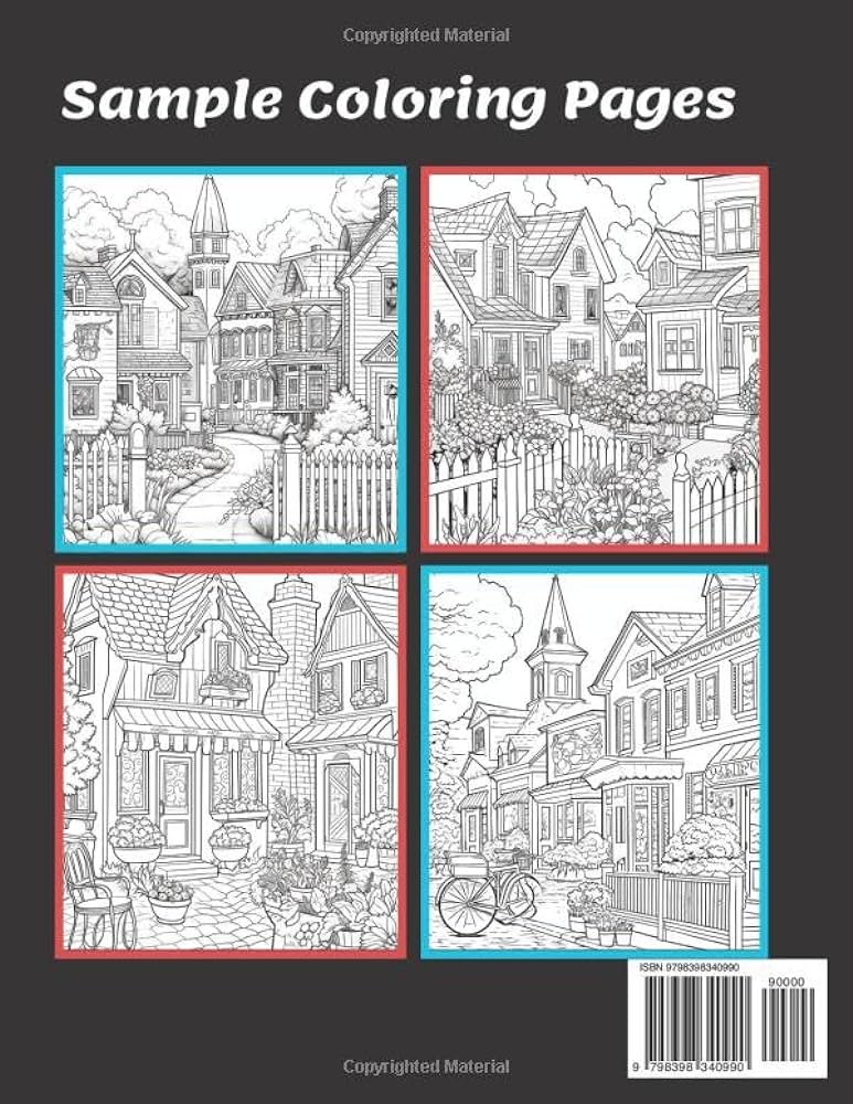Village charm coloring book a tranquil adult coloring book with beautiful designs to color for soothe your soul celebrating the charms and joys of idyllic village life no doubt it is