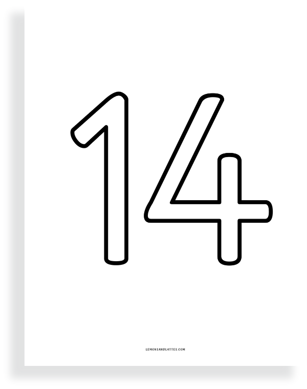 Number printables