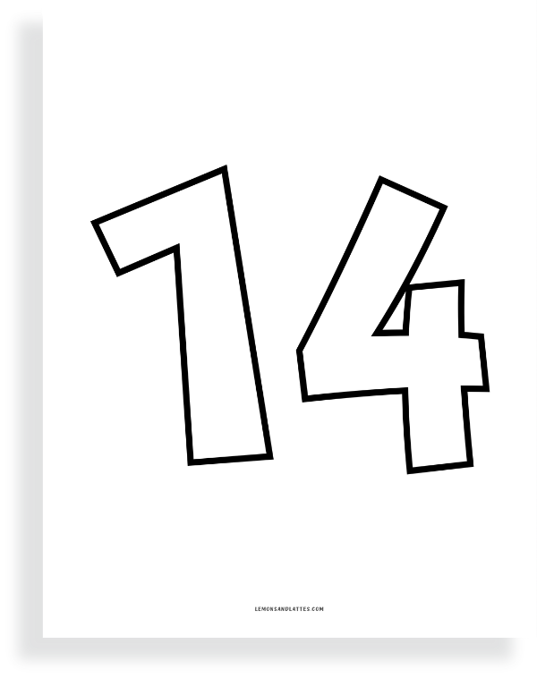 Number printables