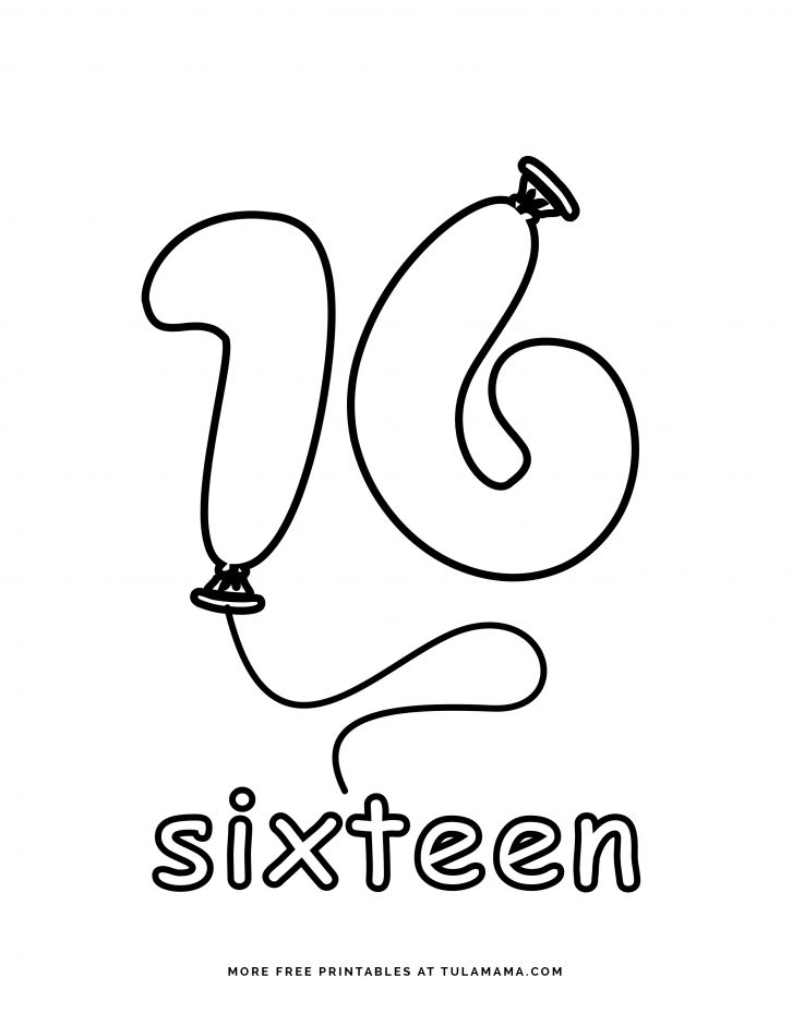 Free cute number coloring pages for fun learning