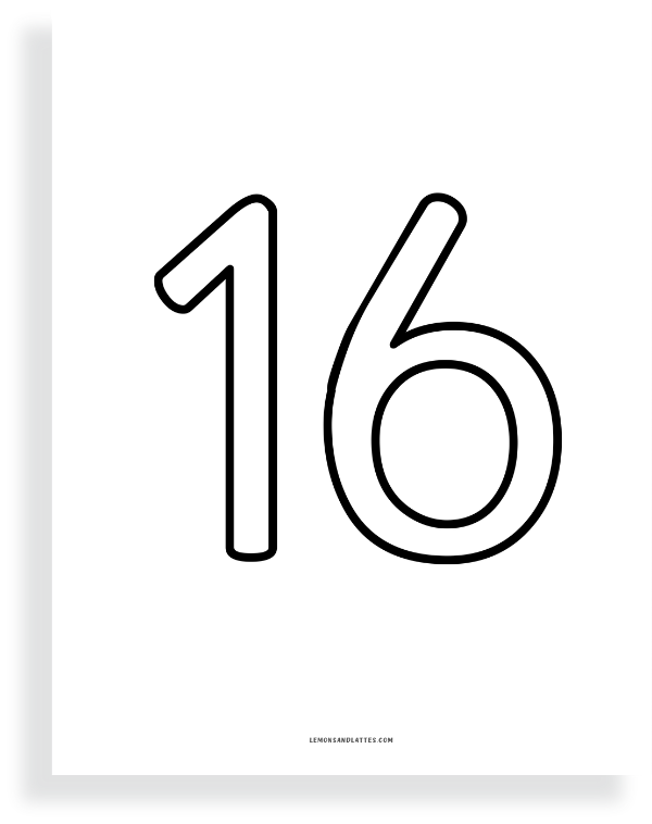 Number printables
